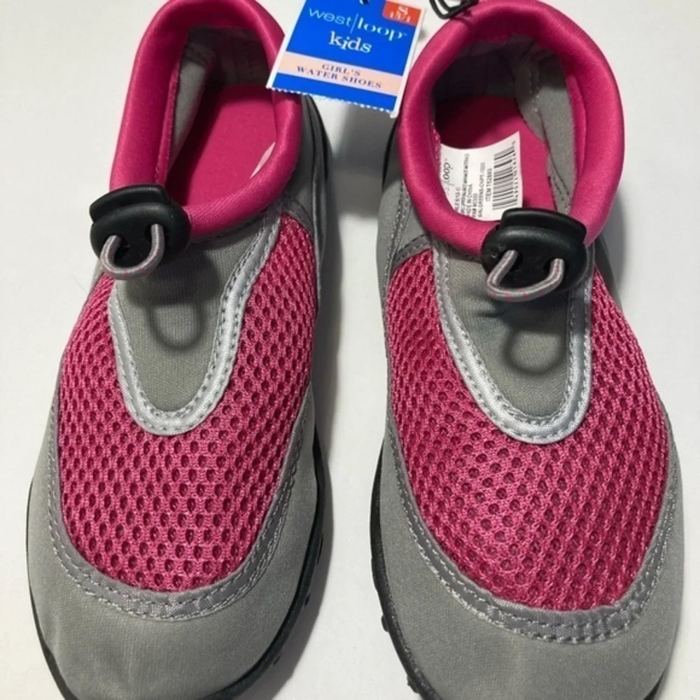 Kid's Water Shoes Hot Pink & Gray | Size 13/1 NWT